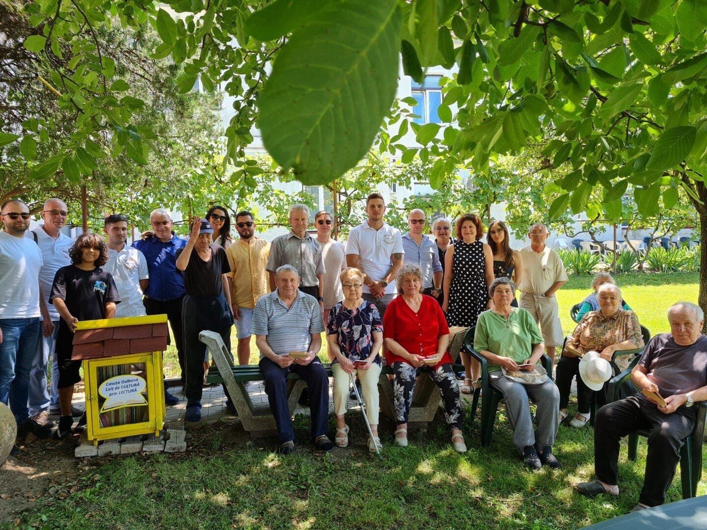Căsuța galbenă- Colț de cultură prin lectură. Un nou proiect inițiat de Echipa Galbenă