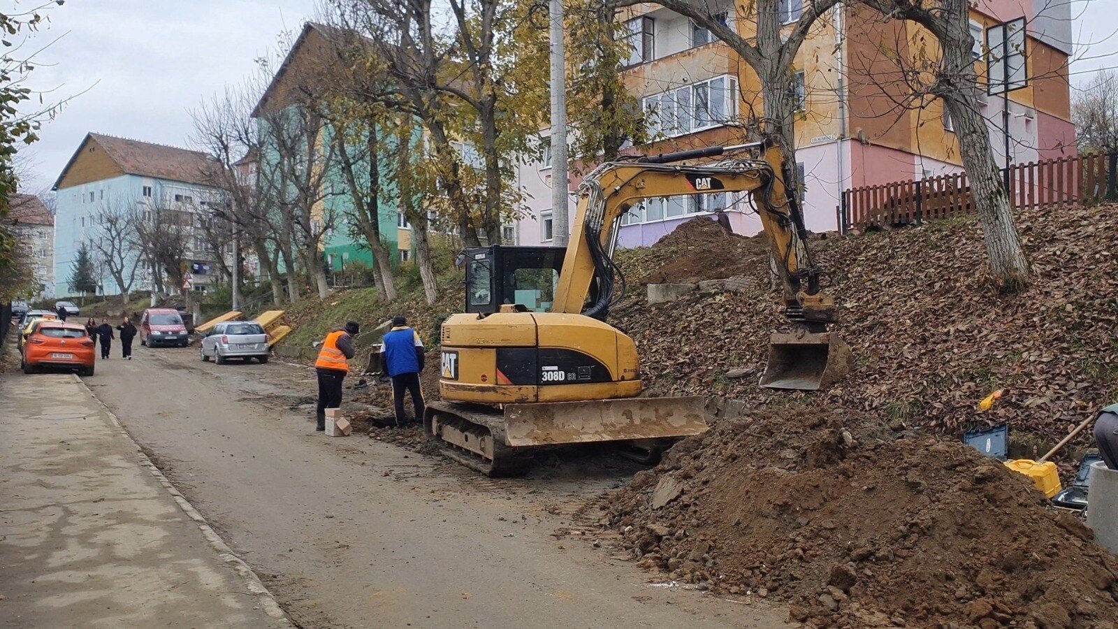 Lucrări de modernizare în cartierul Gloria din Mediaș
