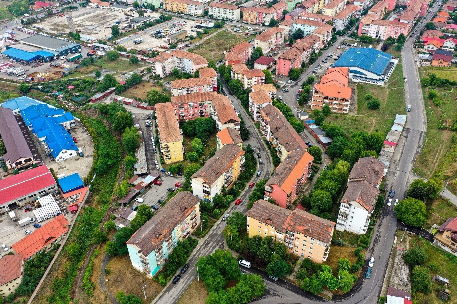 Lucrările de modernizare a cartierului Vitrometan din Mediaș, continuă