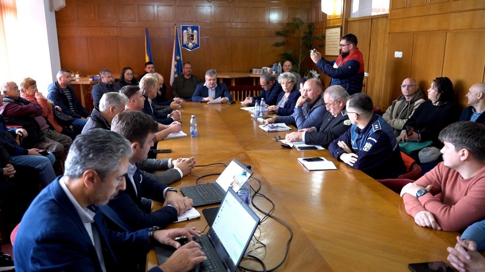 Întâlnire privind sistemul de semaforizare din municipiul Mediaș