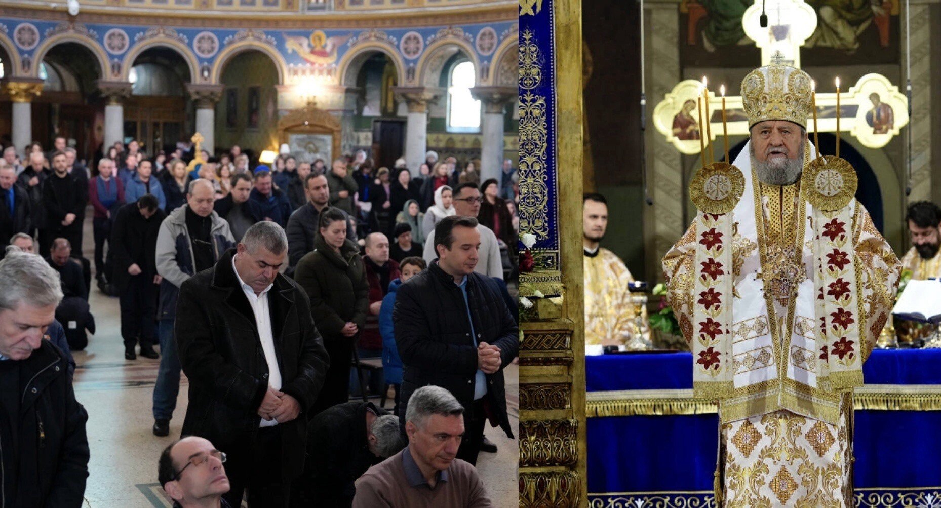 Sibienii au participat în număr mare la Sfânta Liturghie din prima zi din an