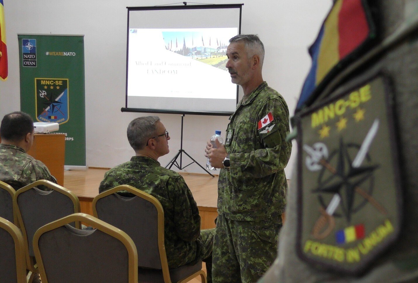 20 de ani NATO: Un subofițer canadian după 2 ani la Sibiu