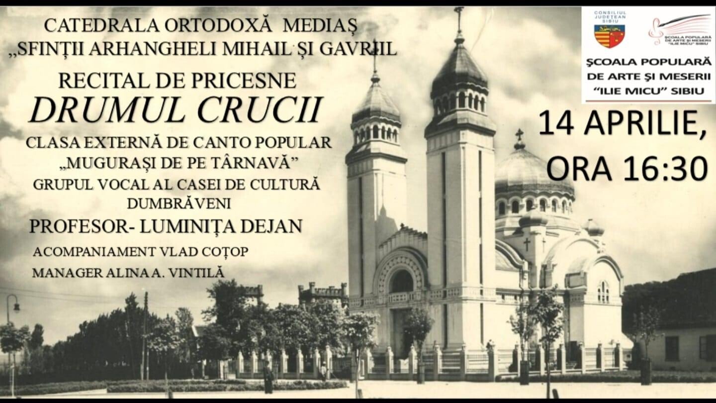 Cncerte de pricesne oferite de profesorii și elevii Școlii Populare de Arte „Ilie Micu” Sibiu cu ocazia Sărbătorilor Pascale