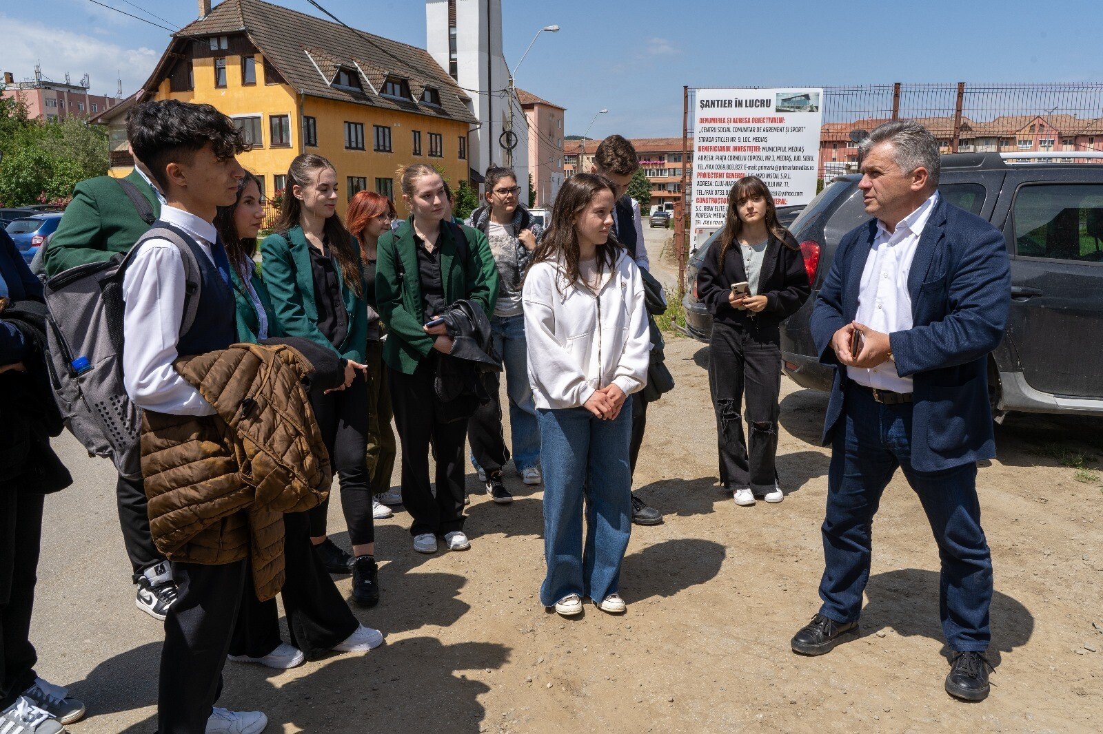 Întâlnire la „Centrul Social Comunitar de Agrement și Sport“ din municipiul Mediaș