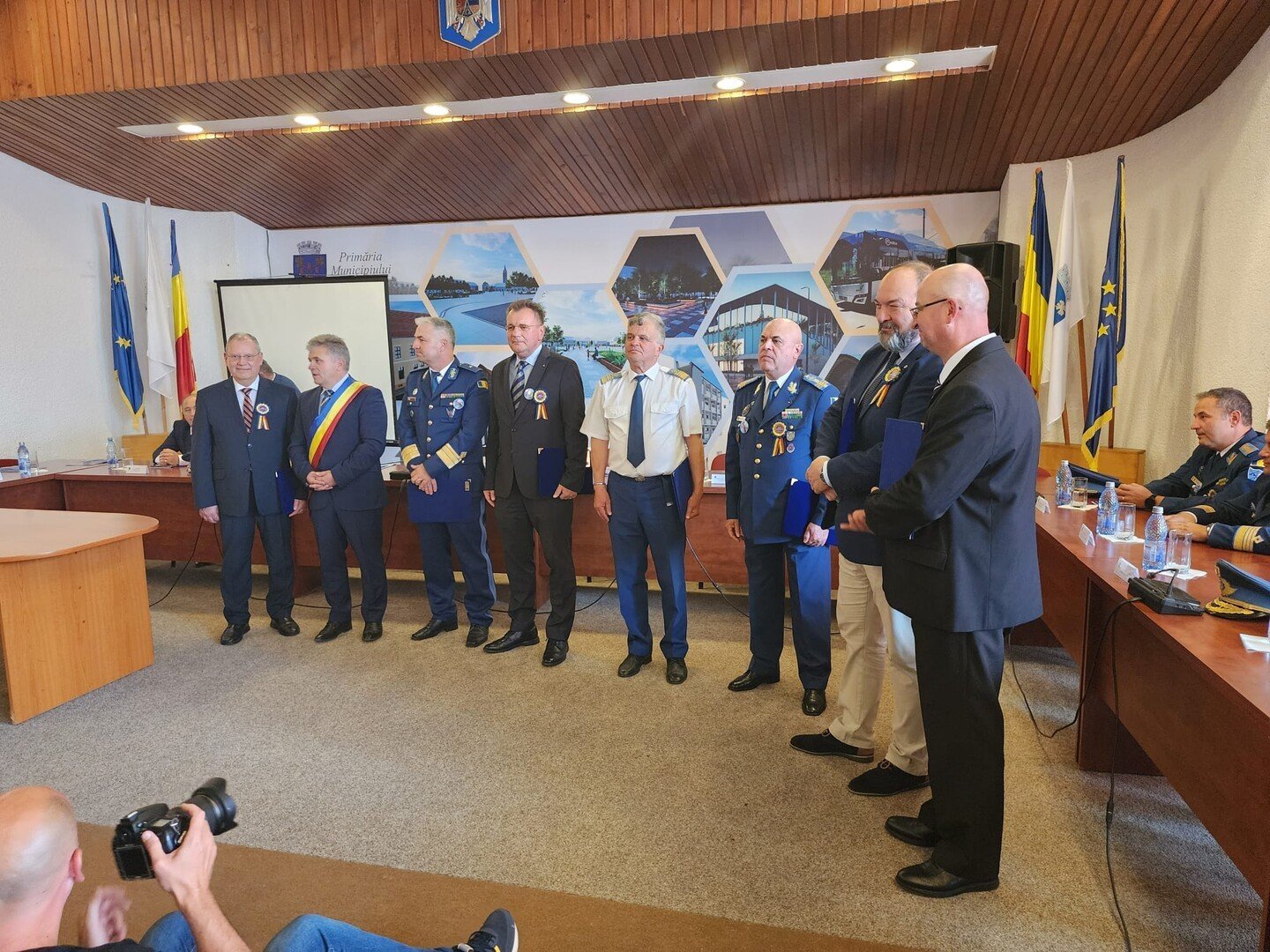 Cosmonautul Dumitru Prunariu a aterizat la Mediaș