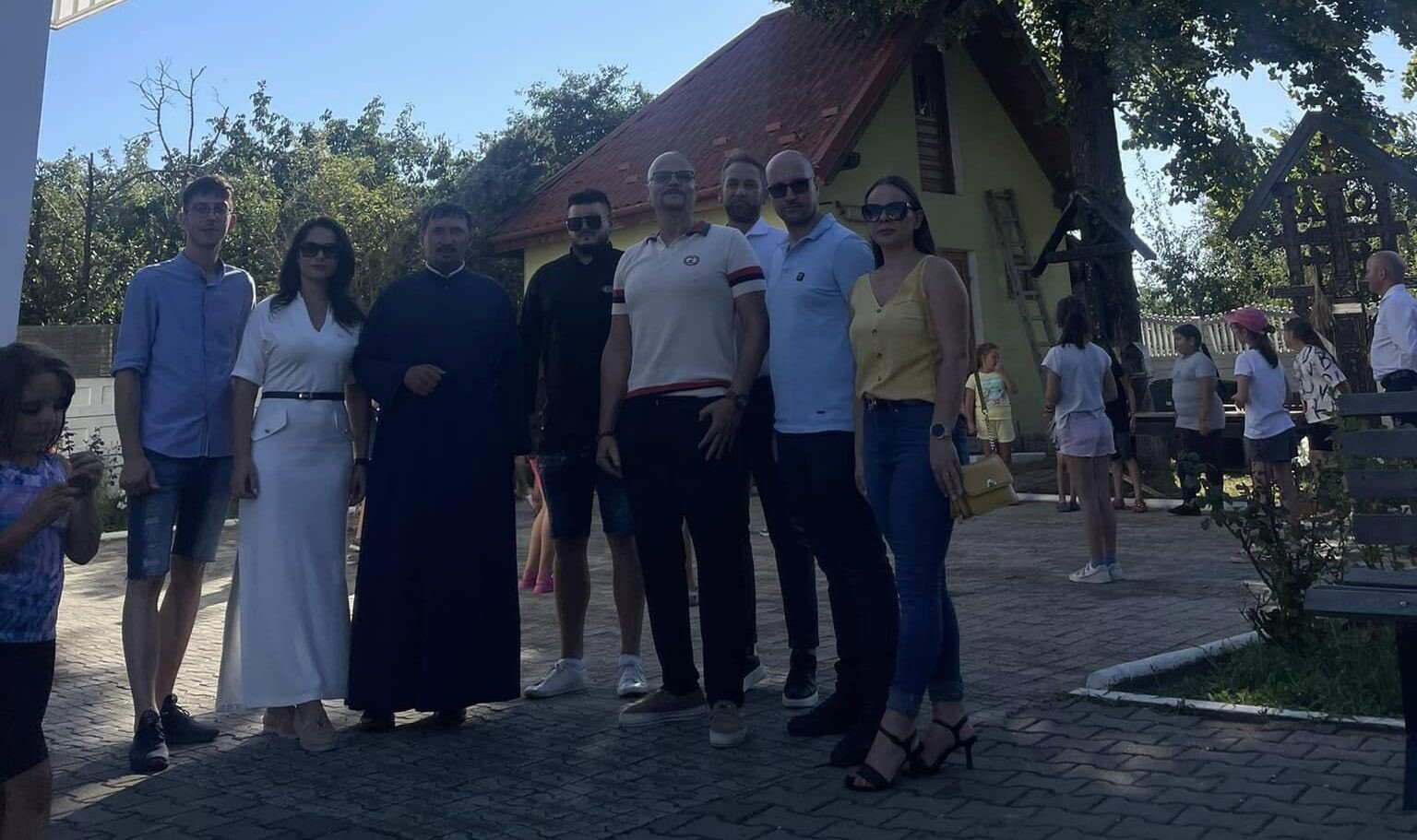 Echipa Galbenă prezentă la deschiderea Școlii de Vară de la Centrul social-filantropic „Sf. Nicolae” din Turnișor