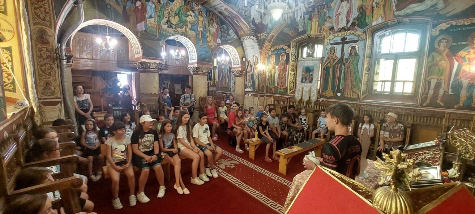 50 de copii au participat la activitățile Școlii de vară, susținute de Parohia Turnișor I Sibiu