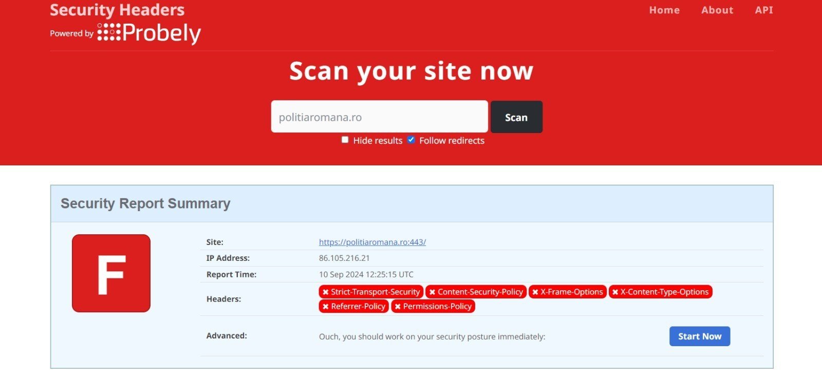 S-a ales praful de site-ul Poliției Române. Declarațiile de avere dinainte de 2022… au dispărut!