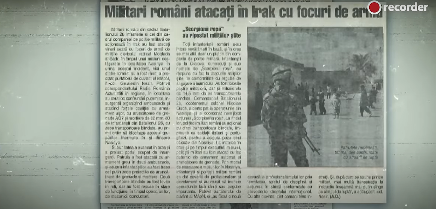 Mitul eroului Nicolae Ciucă, desființat de Recorder