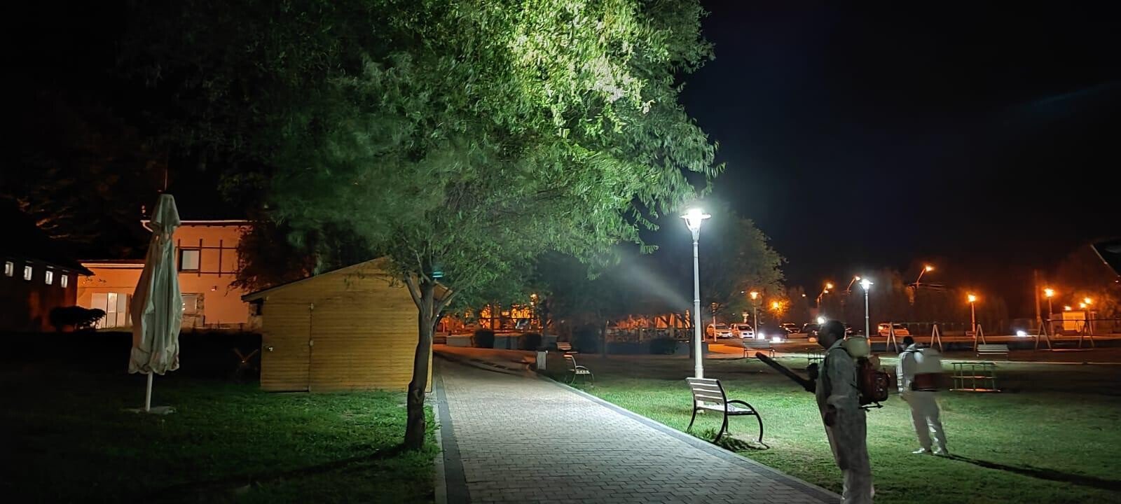 Acțiuni de dezinfectare în spațiile publice din municipiul Mediaș