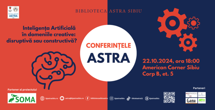 Conferintele Astra - Inteligenta artificiala in domeniile creative Invit