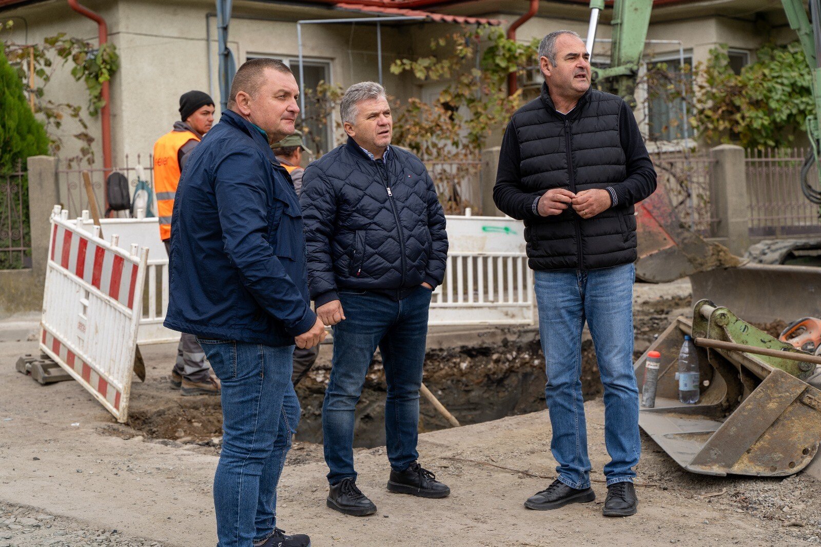 Lucrări de reabilitare pe strada Marțian Negrea din municipiul Mediaș