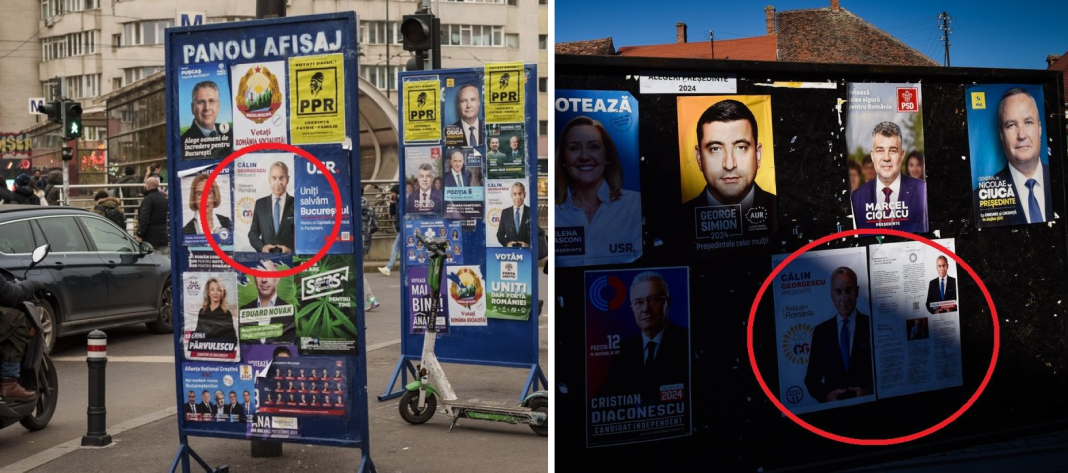 georgescu afise electorale