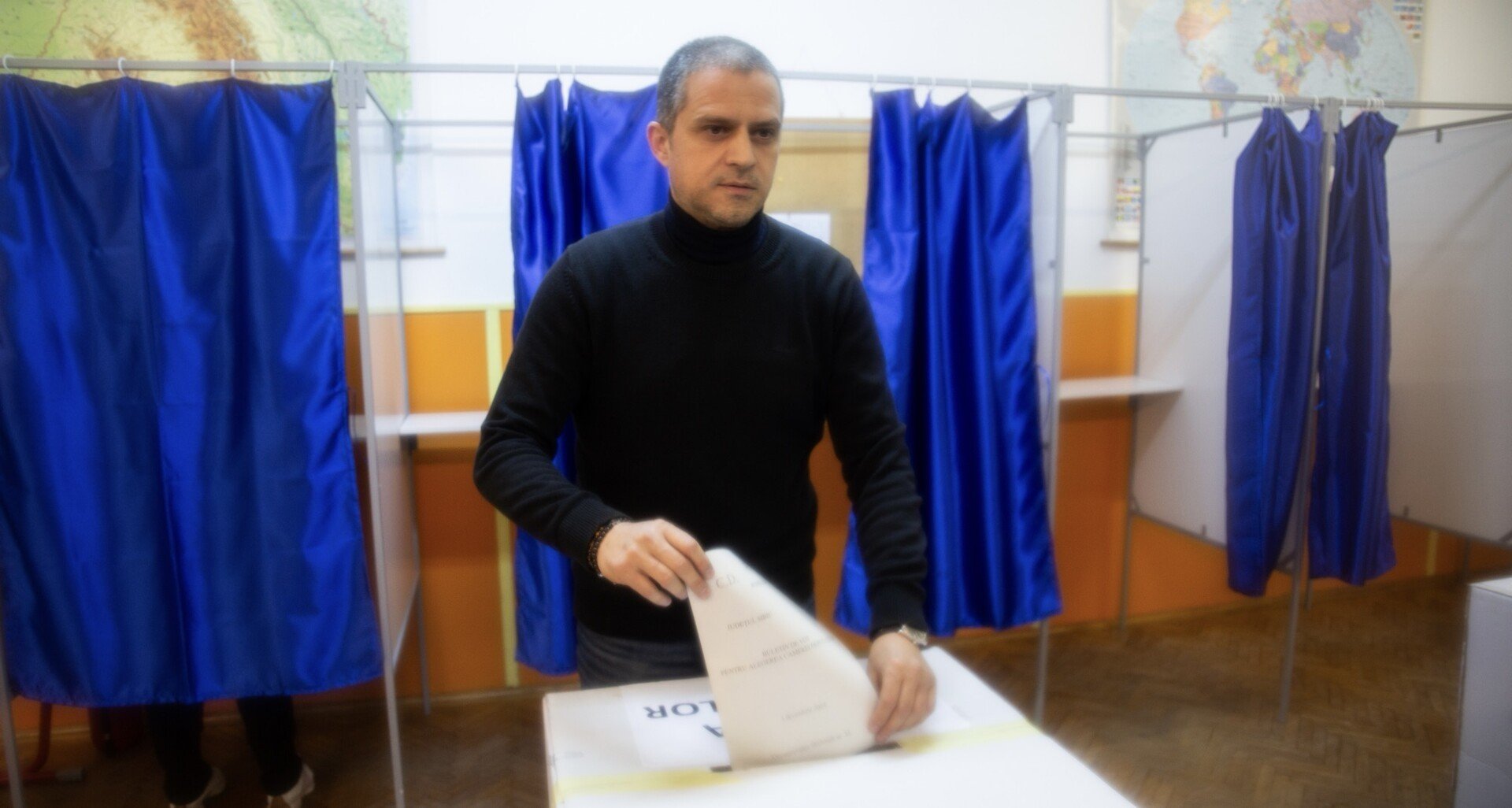 Președintele PSD SIBIU, Bogdan Trif a votat la alegerile parlamentare
