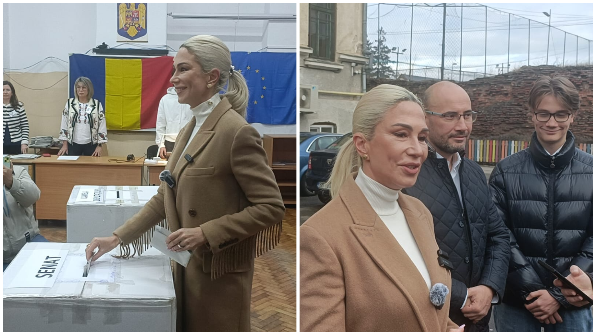 Deputatul PNL, Raluca Turcan, a votat alături de familie pentru o Românie democratică