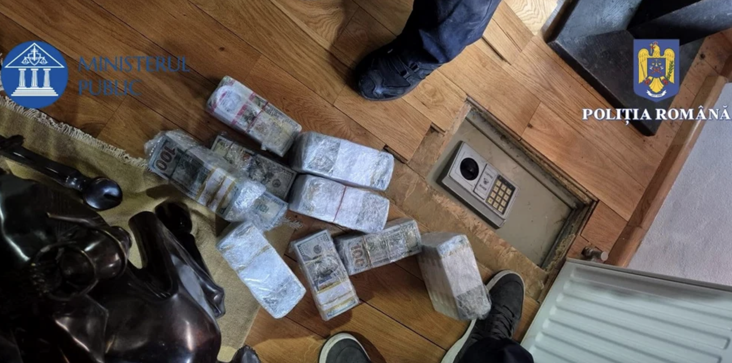 Horațiu Potra avea peste 3 milioane de dolari, 25 kg de aur, zeci de grenade, arme și explozibili