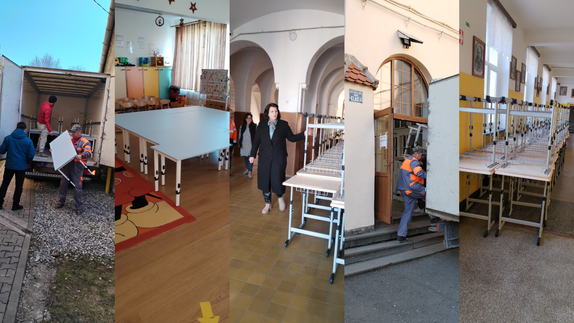 Foto: Dotări noi pentru școli și grădinițe. Mediașul pune educația pe primul loc