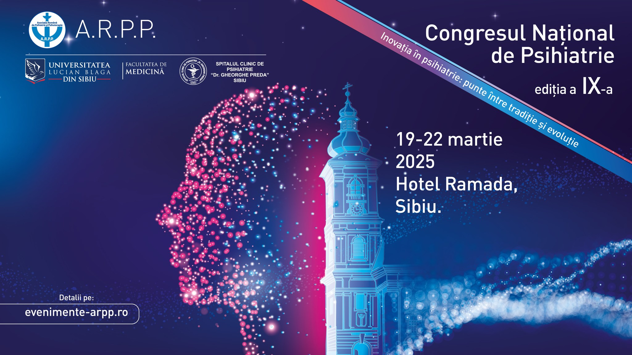 Sibiul va găzdui Congresul Național de Psihiatrie 2025 – Peste 1000 de specialiști se reunesc pentru inovație în sănătatea mintală