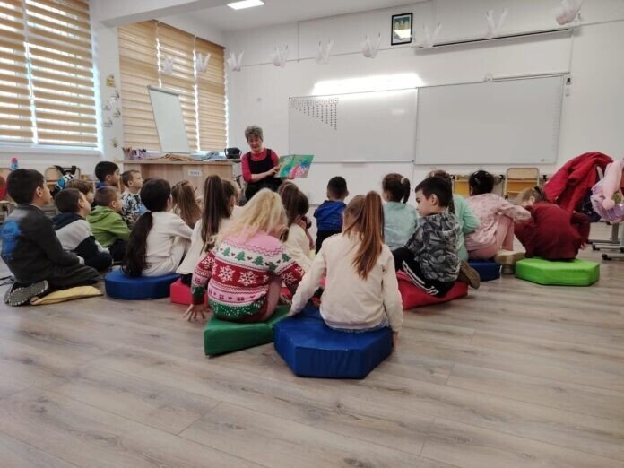 Lectura la Școala Mârșa, jud. Sibiu