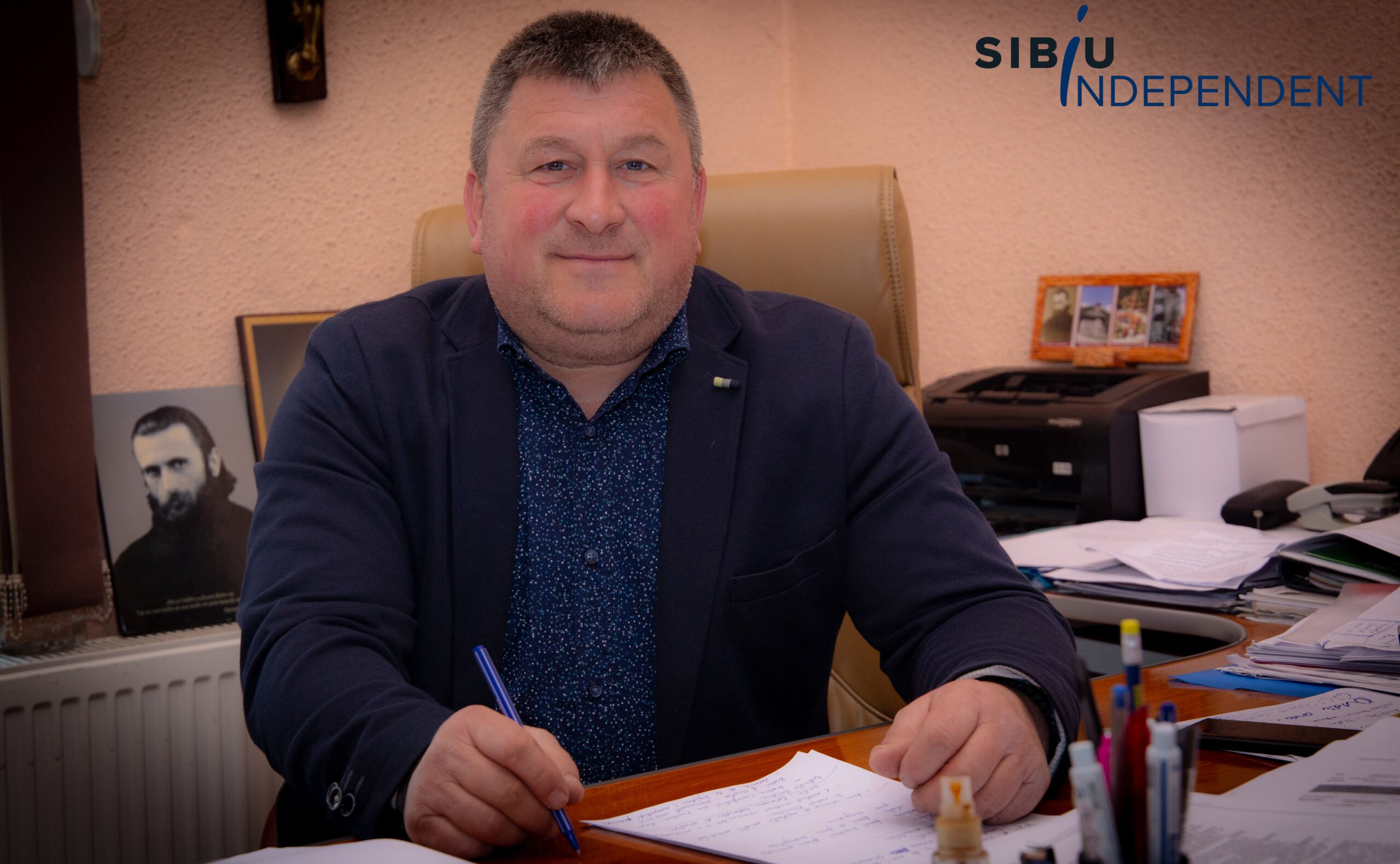 Liviu Modoi, primarul comunei Brădeni, cu un mesaj de Paști cald și tradițional
