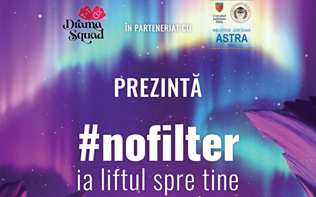 Afis nofilter ia liftul spre tine