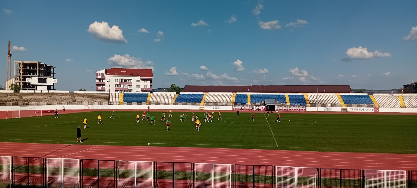 Meci pe stadionul 8 Mai din Mediaș