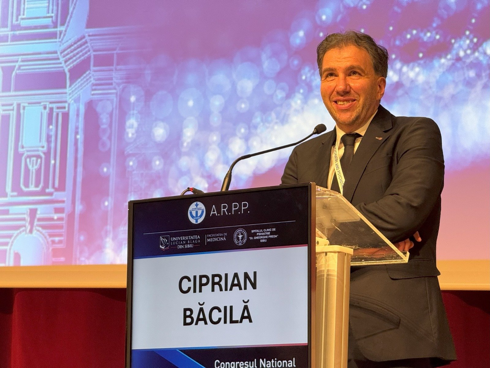 Portret profesional al Dr. Ciprian Băcilă, director medical Spitalul Psihiatrie Sibiu