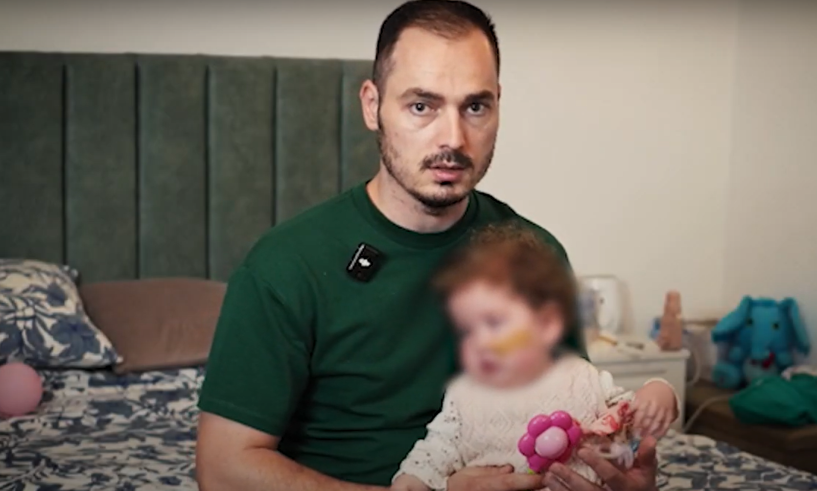 Un tată cere ajutorul Sibiului pentru fetița lui de un an: „Vreau doar ca Maria să aibă o copilărie”