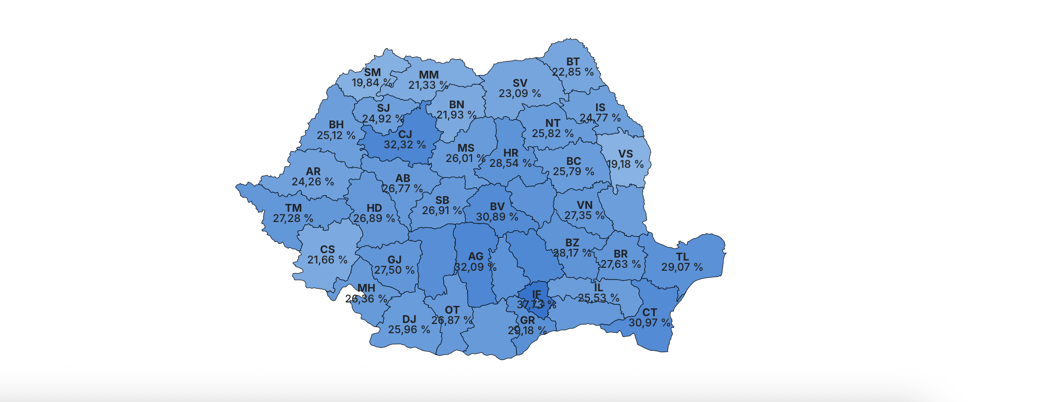 ORA 13:00 – Aproape 6 milioane de români au votat. În județul Sibiu, peste 100.000!