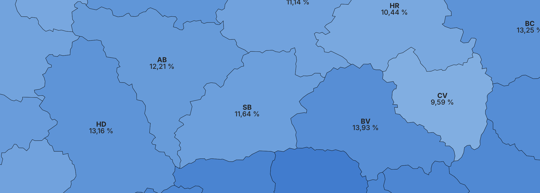 Ora 11:00 – Prezența la vot în județul Sibiu: 11,64%