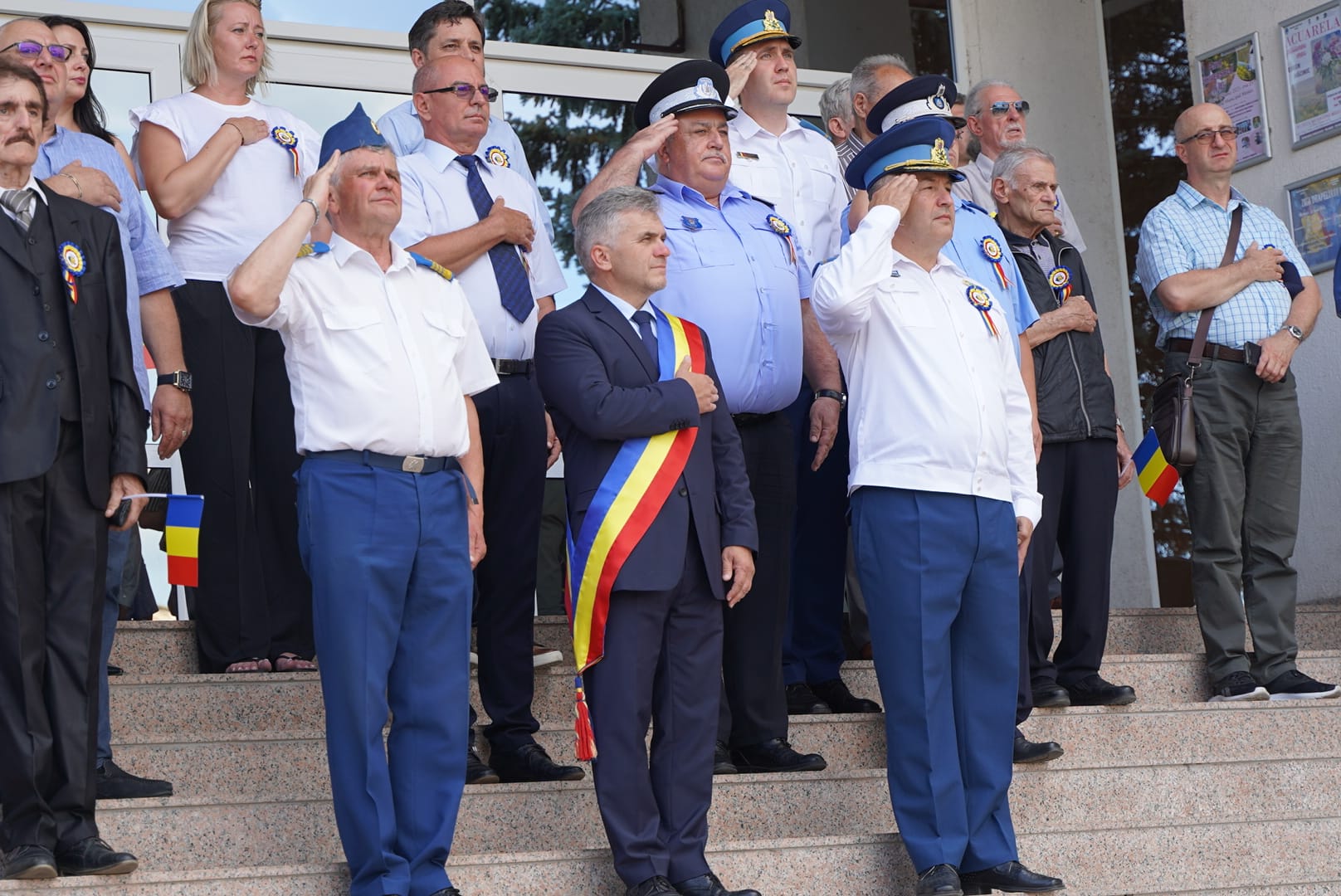 Ziua Drapelului Național a fost sărbătorită la Mediaș prin ceremonii oficiale