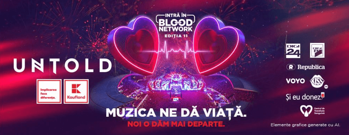 Începe Campania Blood Network la UNTOLD!