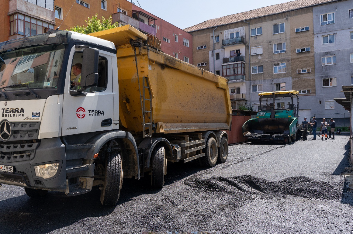 Se finalizează lucrările pe străzile Lupeni și Rovinari din Mediaș