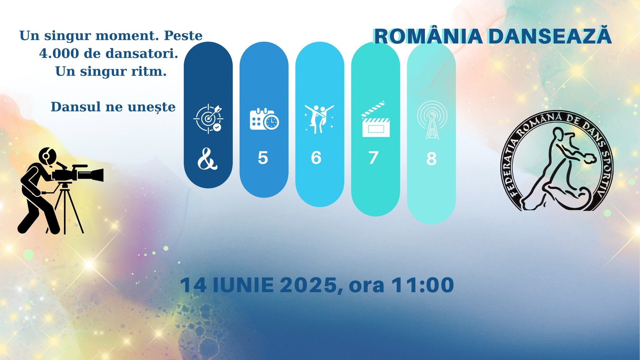 Mediaș găzduiește flashmob-ul național „România Dansează” pe 14 iunie