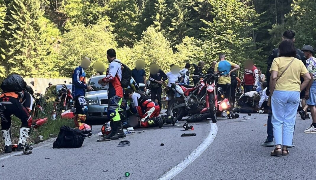 accident transalpina motociclisti