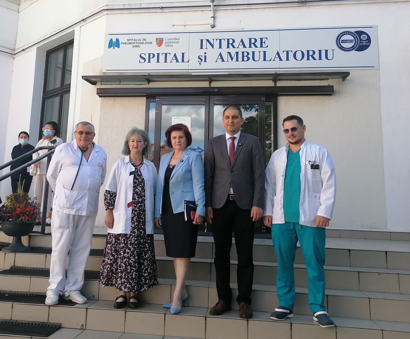 Vizită oficială la Spitalul de Pneumoftiziologie Sibiu: oaspeți de marcă din domeniul sănătății naționale