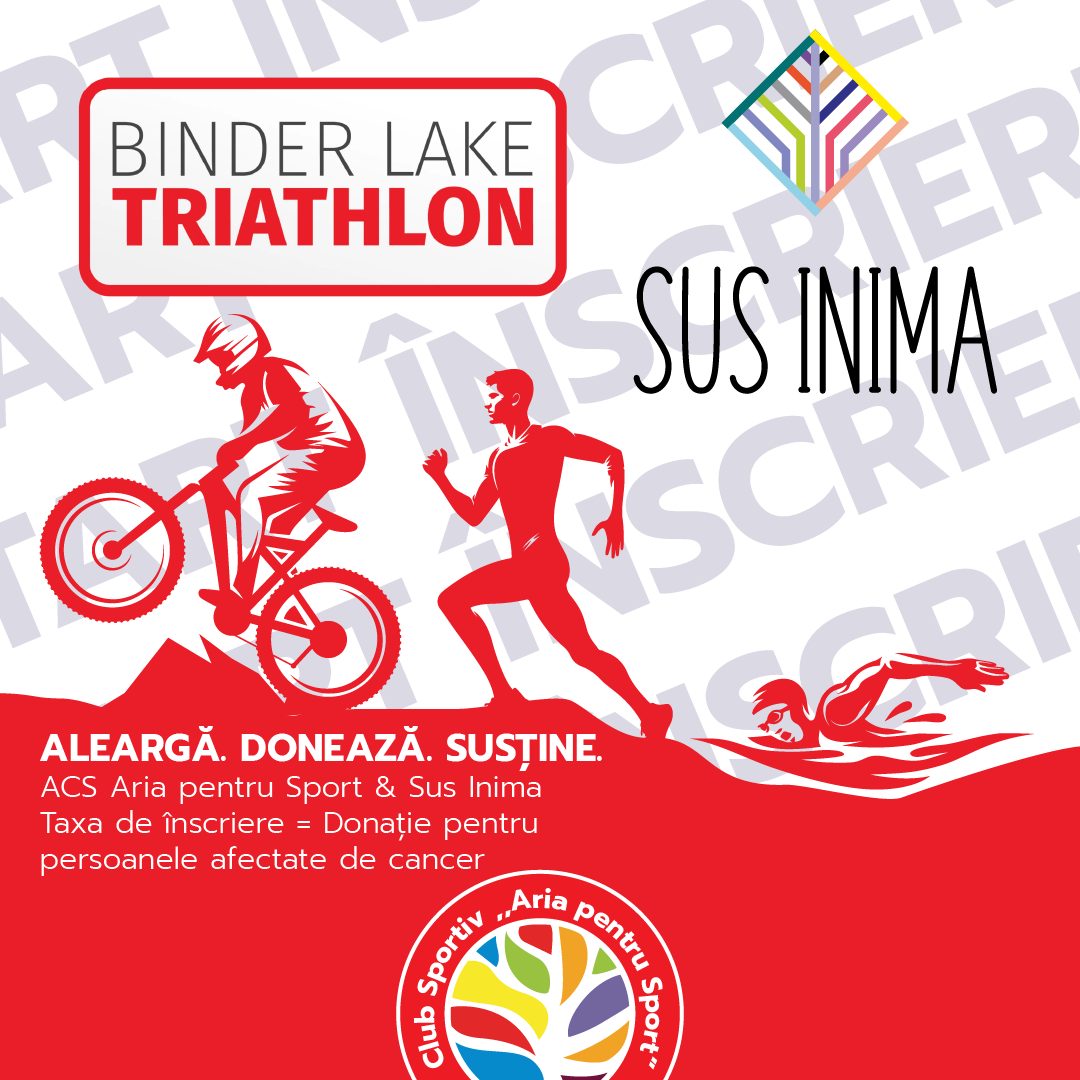 Triathlon caritabil la Lacul Binder!