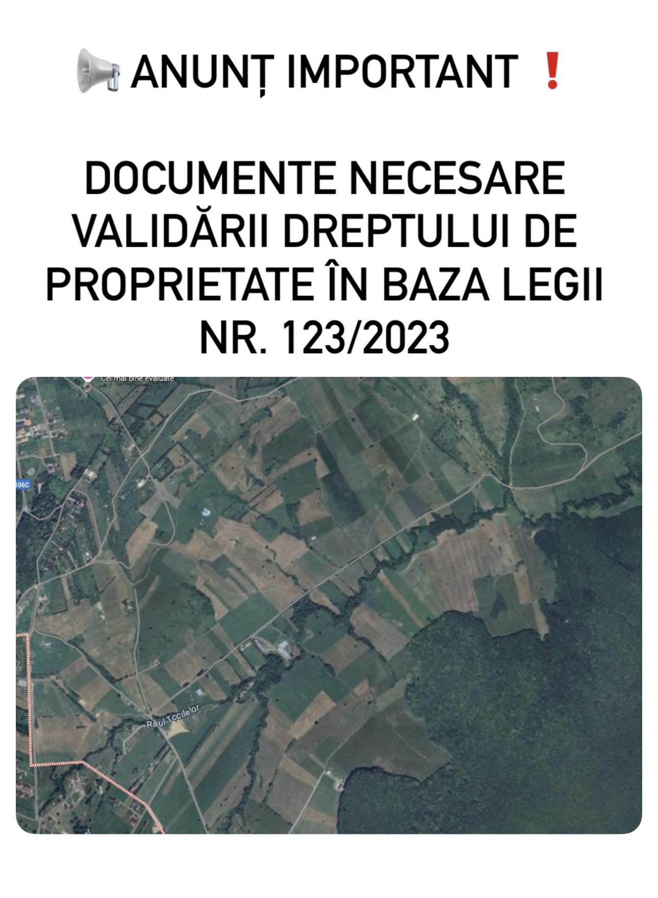 Primăria Comunei Sadu solicită depunerea dosarelor pentru cei care au proprietăți în zona Tocile