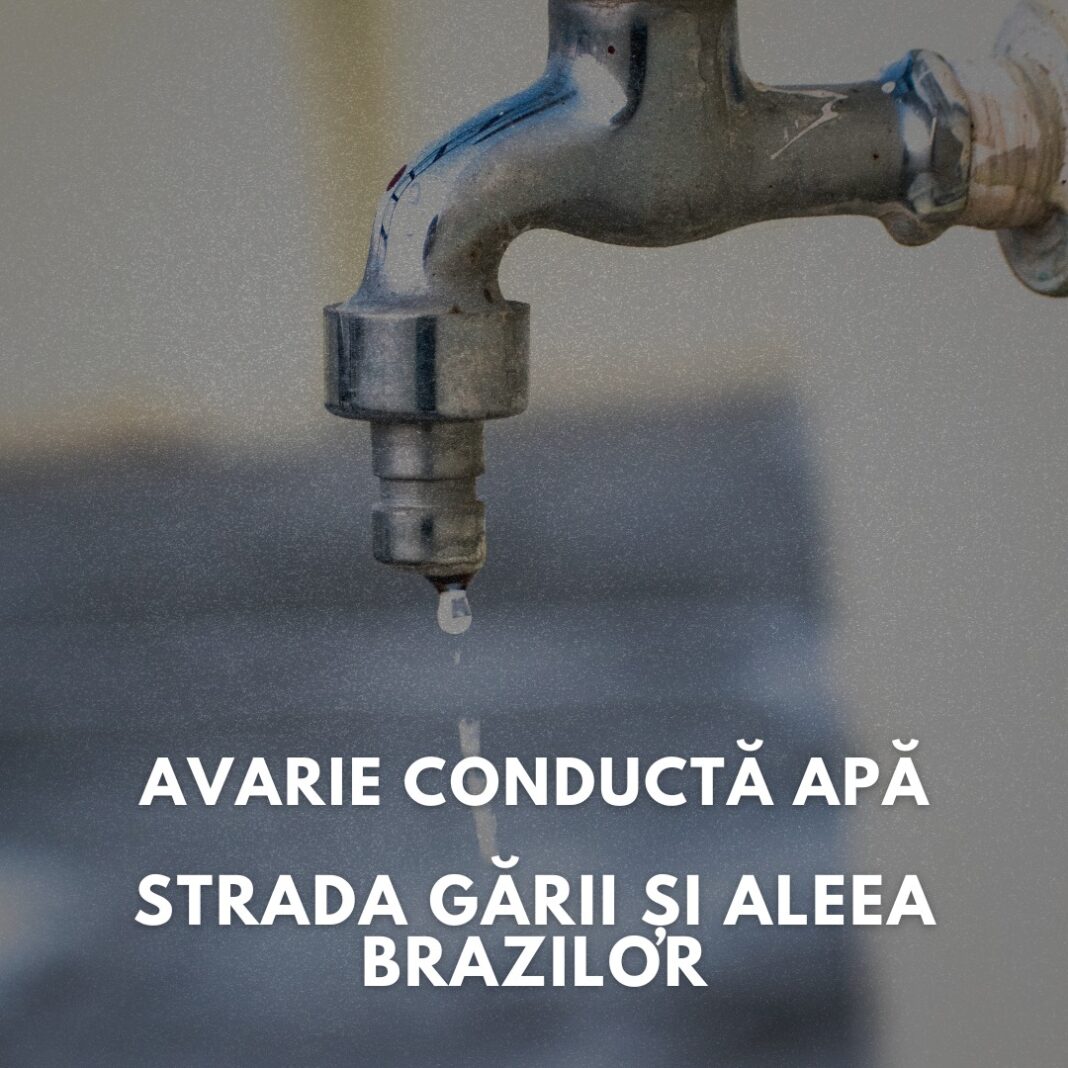Avarie la apă Șura Mică
