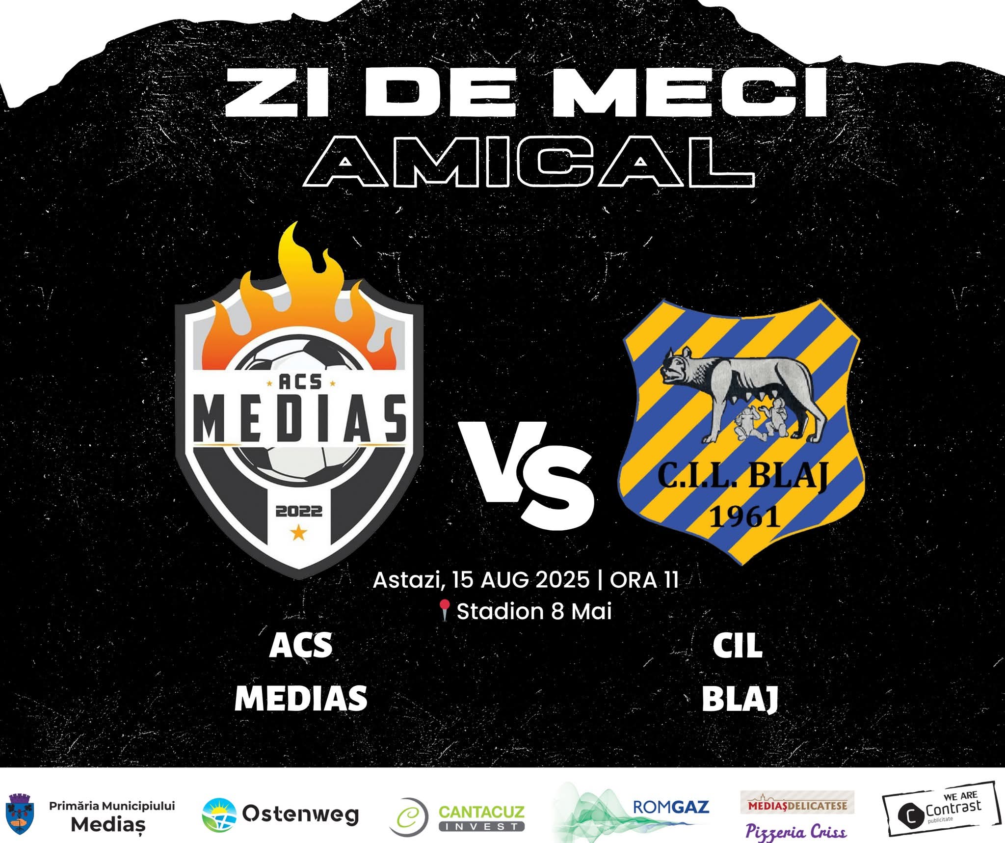 Un nou amical pentru ACS Mediaș