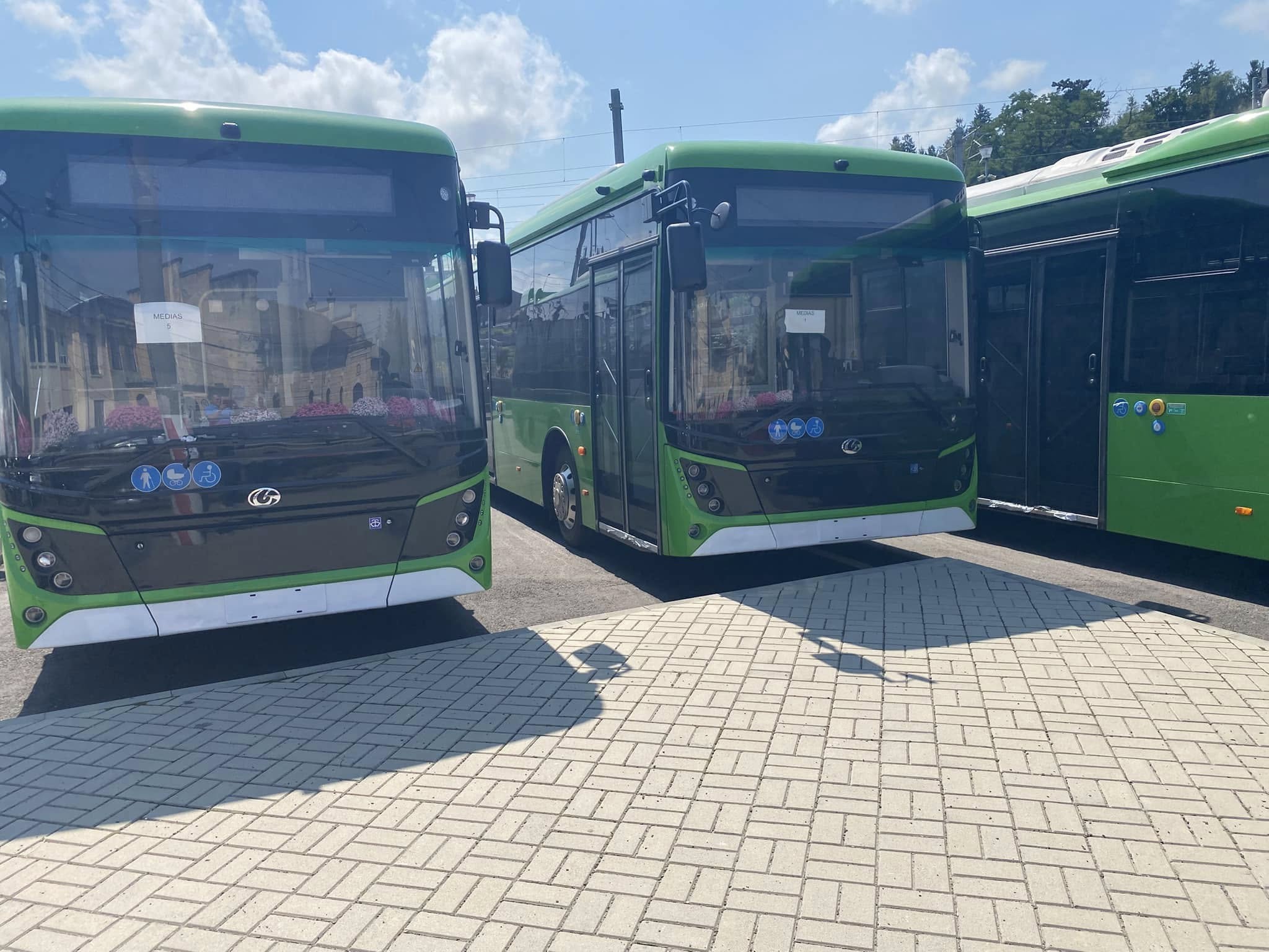 Autobuzele electrice pentru ADI Nord Trans au ajuns la Autogara Mediaș!