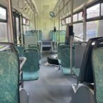 Autobuz electric similar cu cel în care a căzut copilul, operat de ADI Nord Trans Medias.