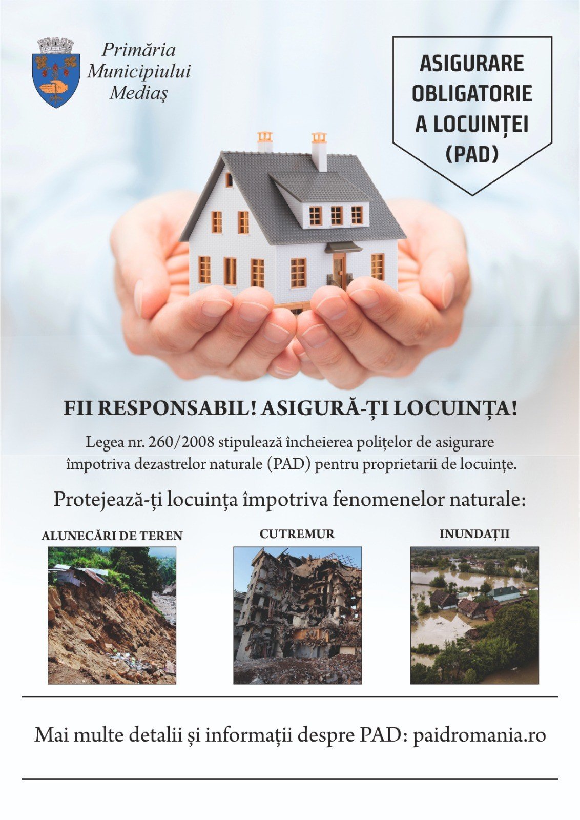 Mediașenii care nu-și asigură locuința riscă o amendă între 100 și 500 de lei