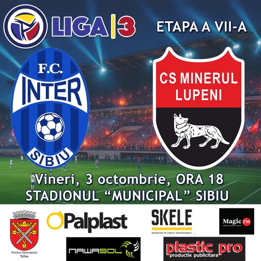 inter sibiu Inter Sibiu în acțiune pe Stadionul Municipal în meciul de nocturnă