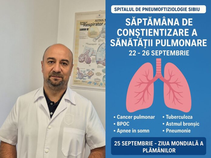 Dr. Sebastian Buga explică că tuberculoza se vindecă cu un tratament corect.