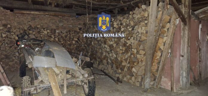 Dovezi fotografe din dosarul de corupție și tăieri ilegale Sibiu, prezentând probabil lemn confiscat.