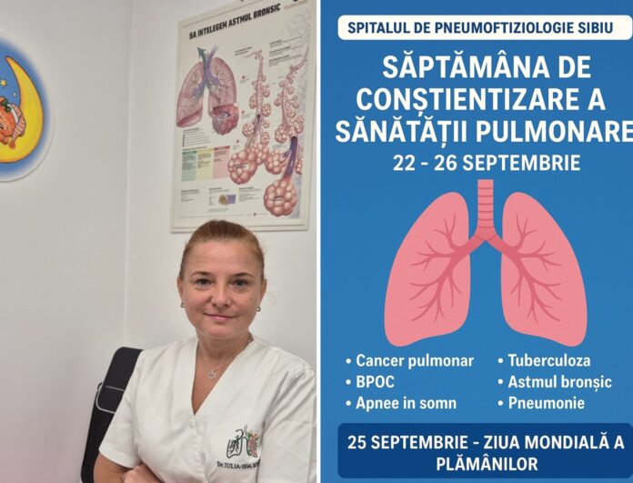 Dr. Iulia Simina vorbește despre sănătatea plămânilor copiilor în interviu