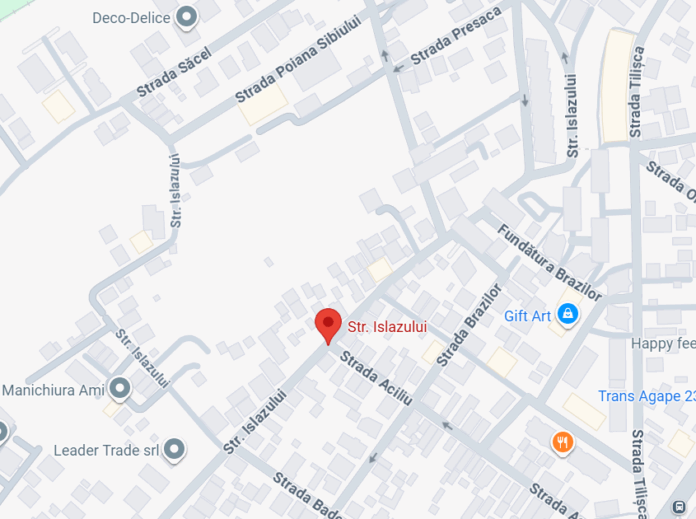 image Trafic intens și ambuteiaje pe străzile din centrul Sibiu, evidențiind problemele de circulație