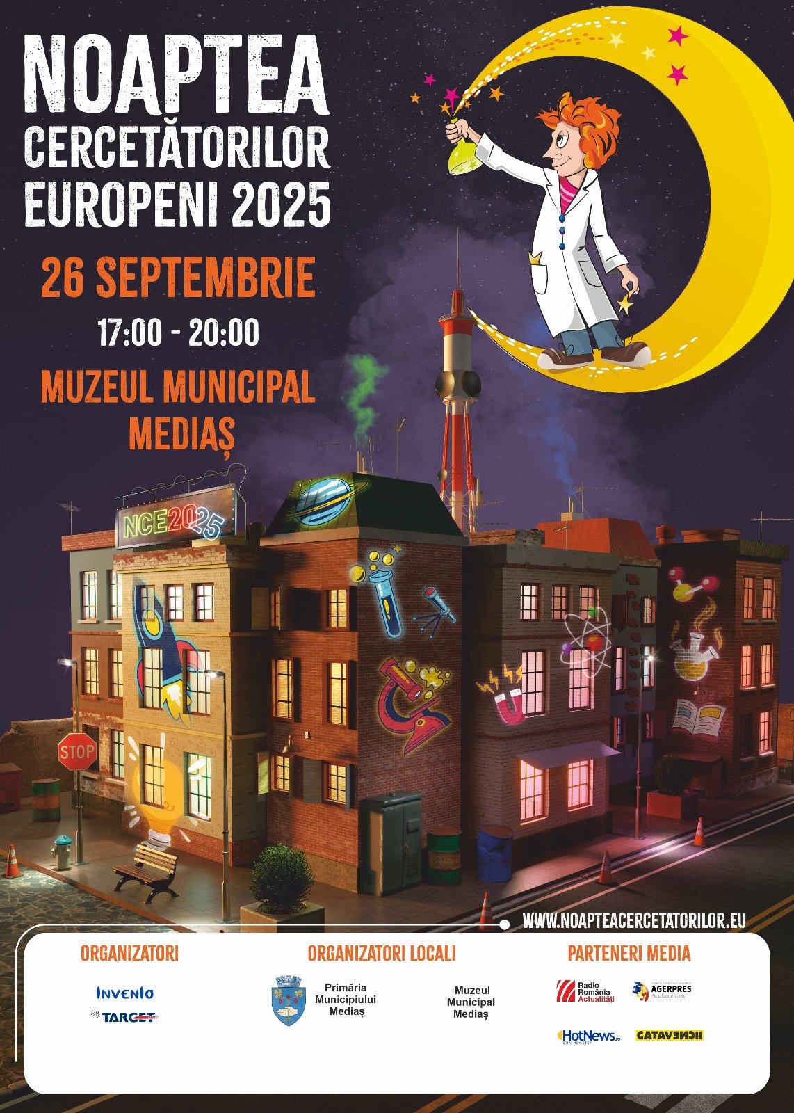 Afis Noaptea Cercetatorilor Europeni 2025 Medias