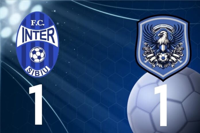 inter sibiu Inter Sibiu egal, echipa în acțiune pe stadionul Municipal din Sibiu